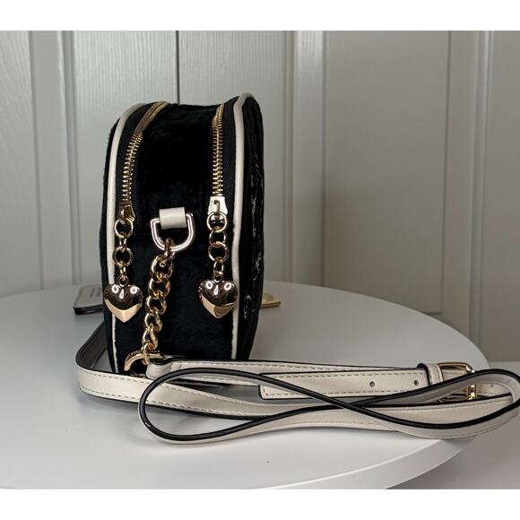 Scottie Dogs Camera Xbody Juicy Couture Crossbody Purse Black and White - NWT - Picture 6 of 16